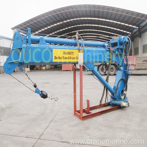 7T10M Telescopic Boom Hydraulic Marine Crane